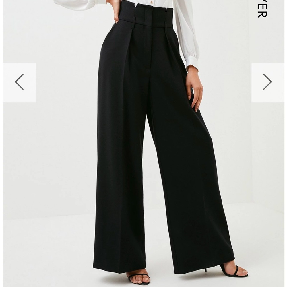 NWT Karen Millen wide leg trouser